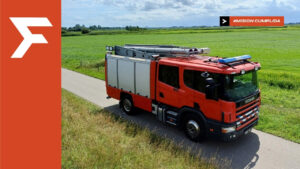 Autobomba europea en ruta, traslado coordinado por Framex vía RORO y carga proyecto hacia cuarteles de Argentina.